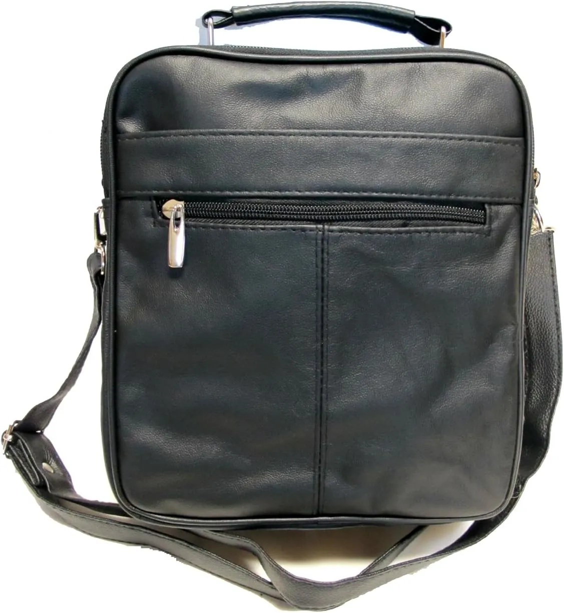 7 Pocket Multi-Function Genuine Leather Organizer Crossbody Shoulder Hand Carry 3 in 1 All Occassion 4 Season Companion Bag