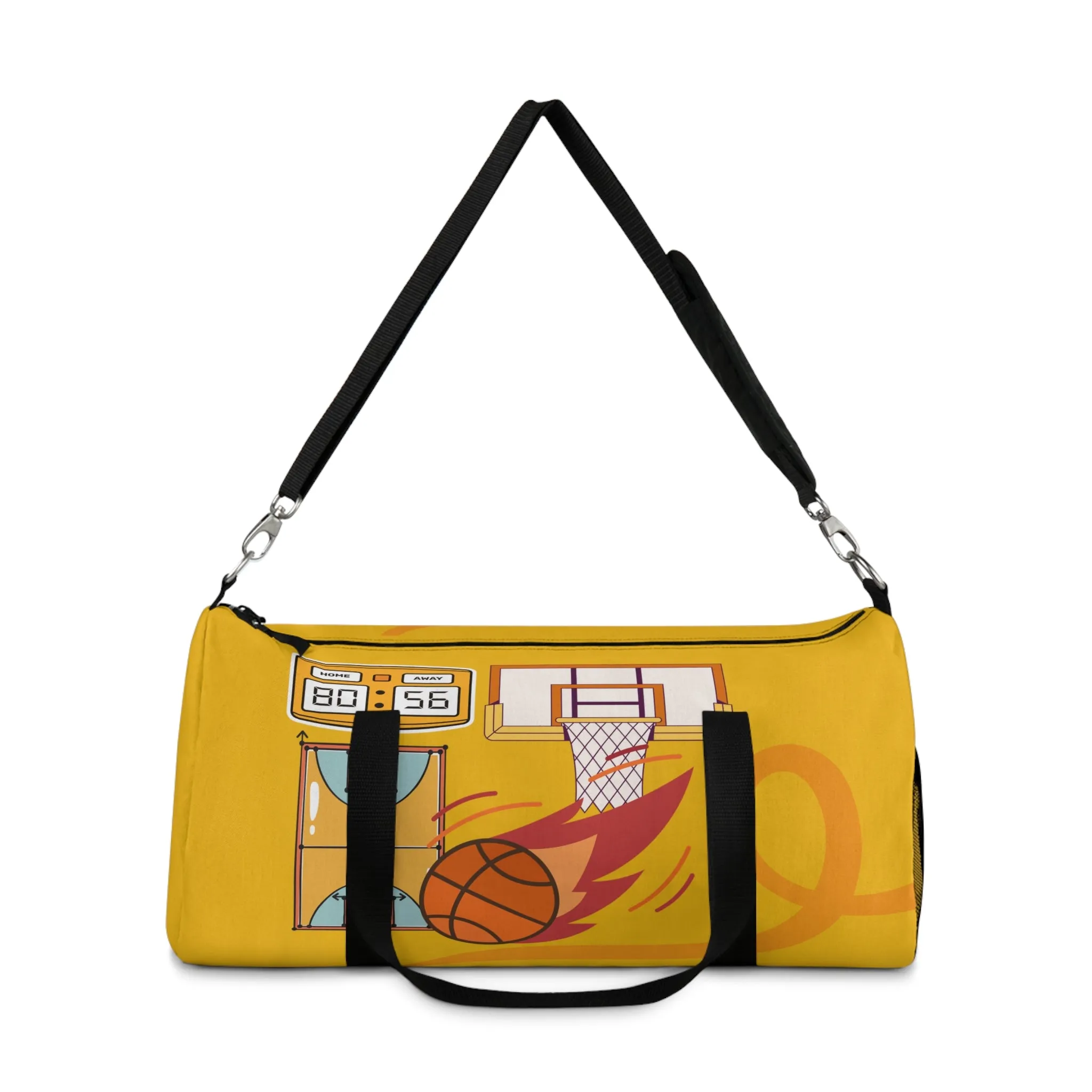Basketball-Themed Duffel Bag | Sporty Gym Tote for Active Lifestyles