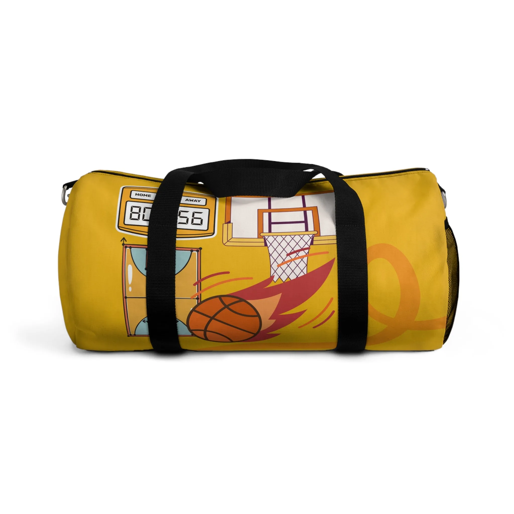 Basketball-Themed Duffel Bag | Sporty Gym Tote for Active Lifestyles
