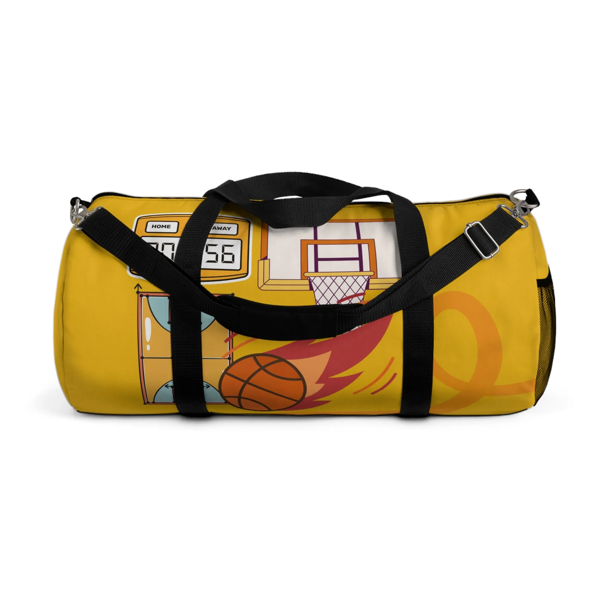 Basketball-Themed Duffel Bag | Sporty Gym Tote for Active Lifestyles