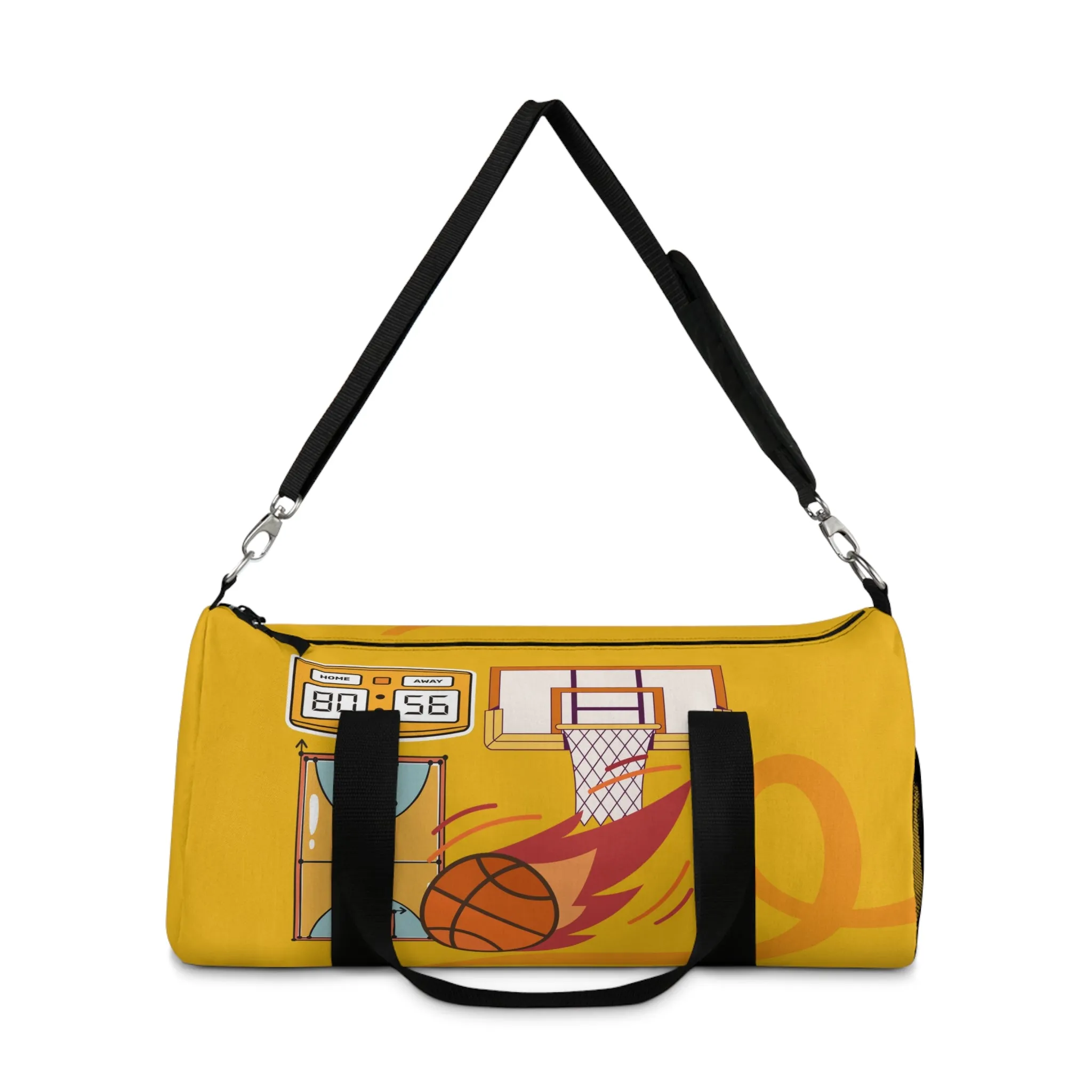 Basketball-Themed Duffel Bag | Sporty Gym Tote for Active Lifestyles