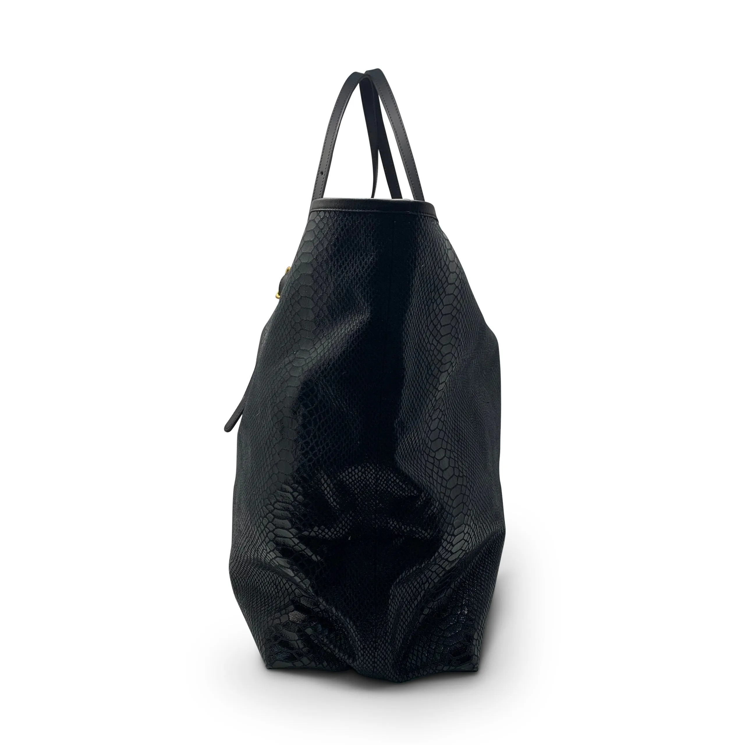 Black Snake Oversized Tote
