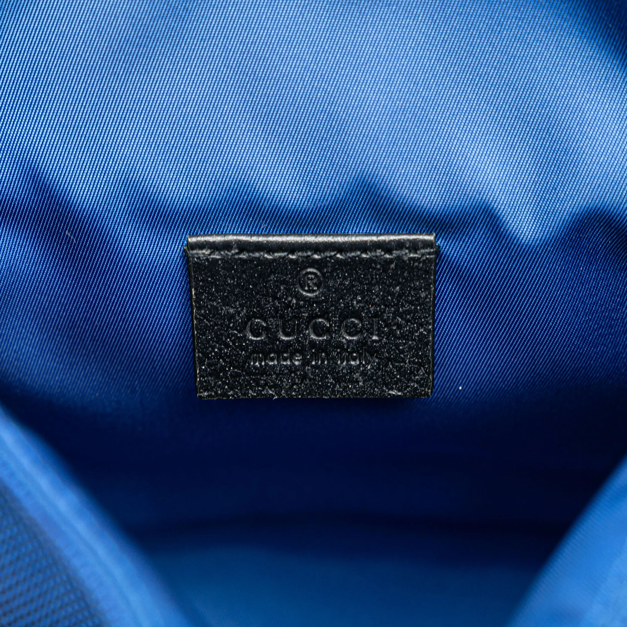 Blue Gucci GG Econyl Off The Grid Messenger Bag