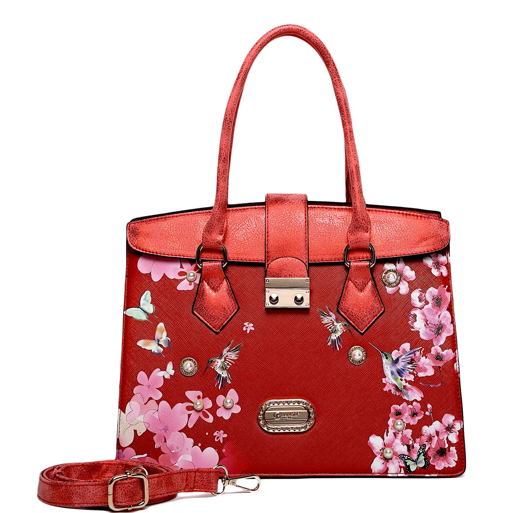 Brangio Elegant Blossom Satchel