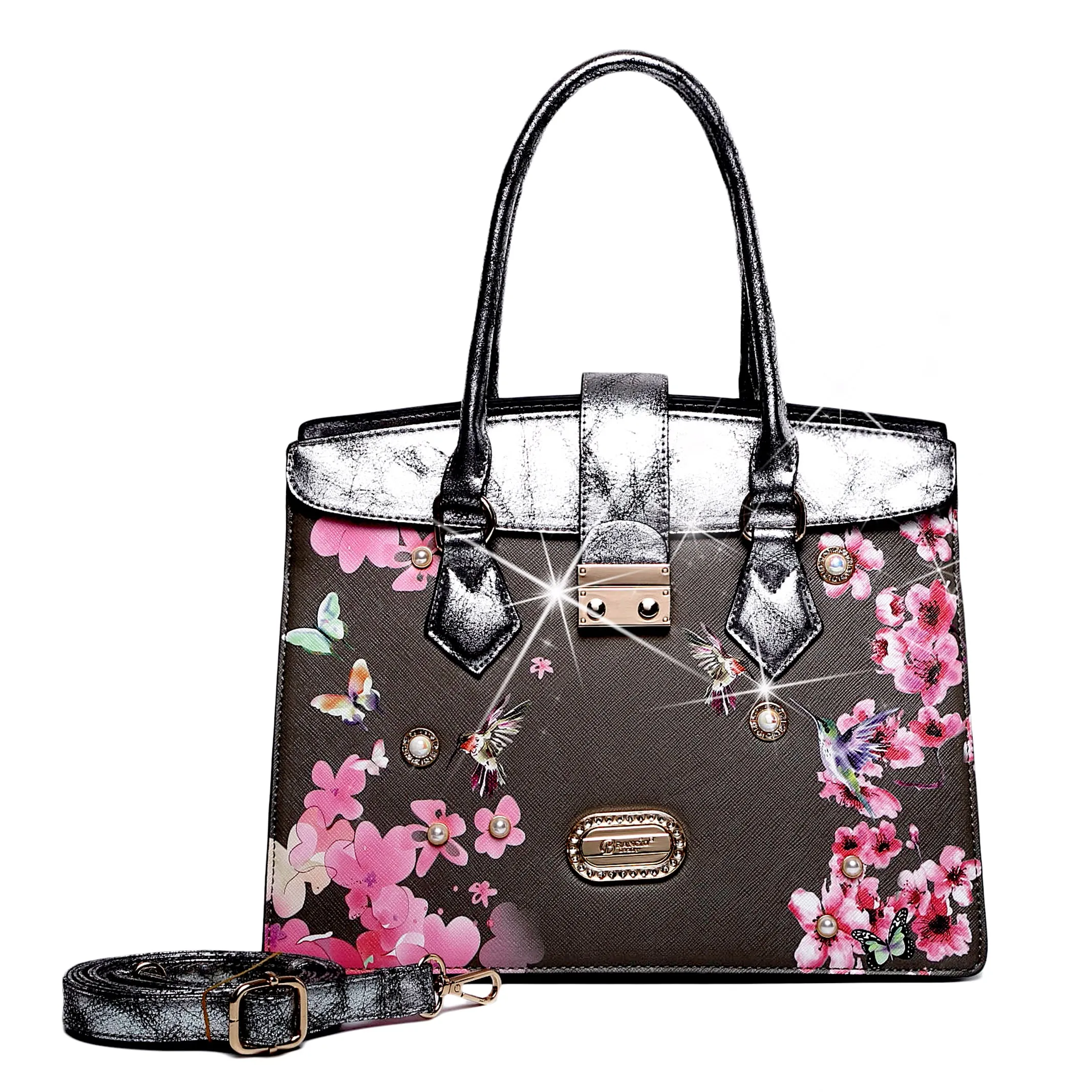 Brangio Elegant Blossom Satchel