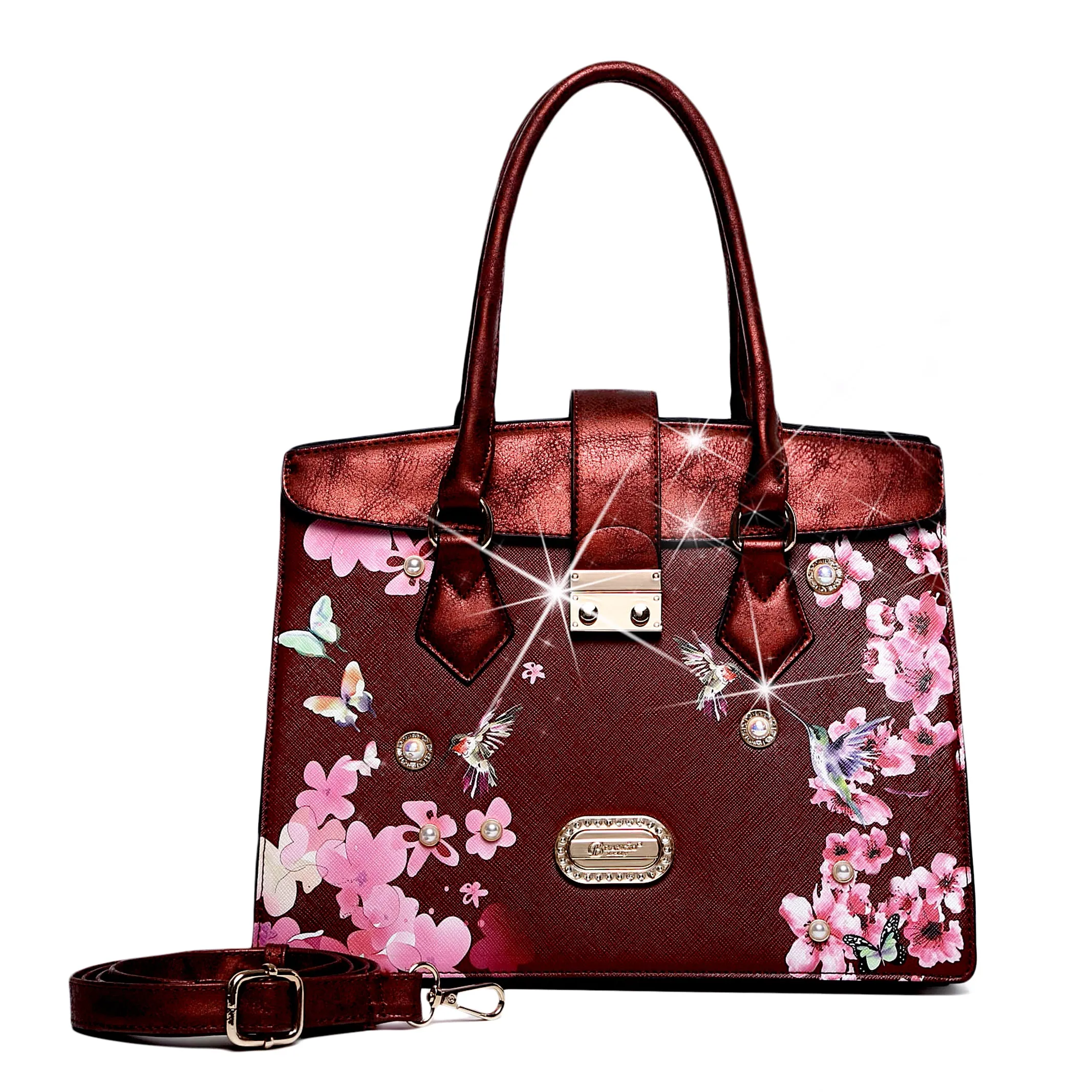 Brangio Elegant Blossom Satchel