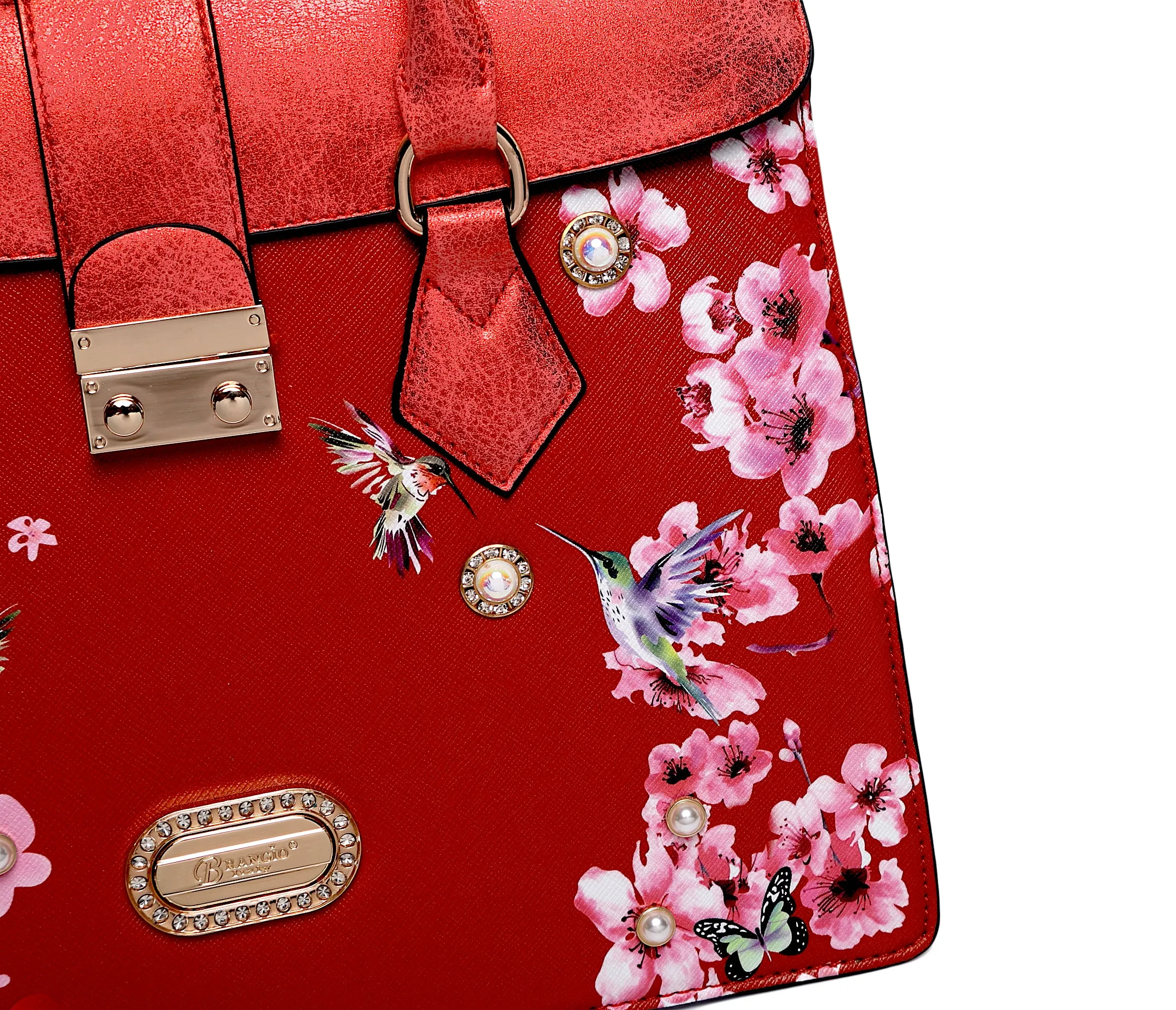 Brangio Elegant Blossom Satchel