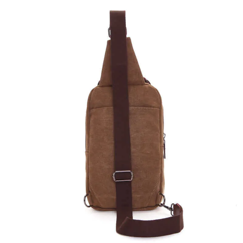 Canvas Chest Sling Bag - Stylish & Functional