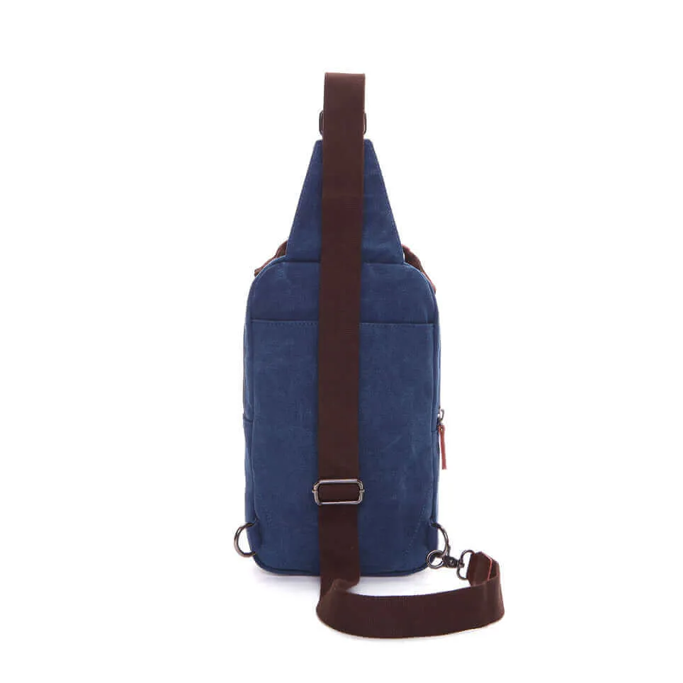 Canvas Chest Sling Bag - Stylish & Functional