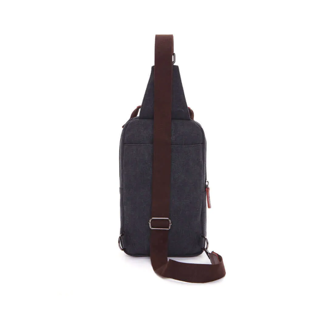 Canvas Chest Sling Bag - Stylish & Functional