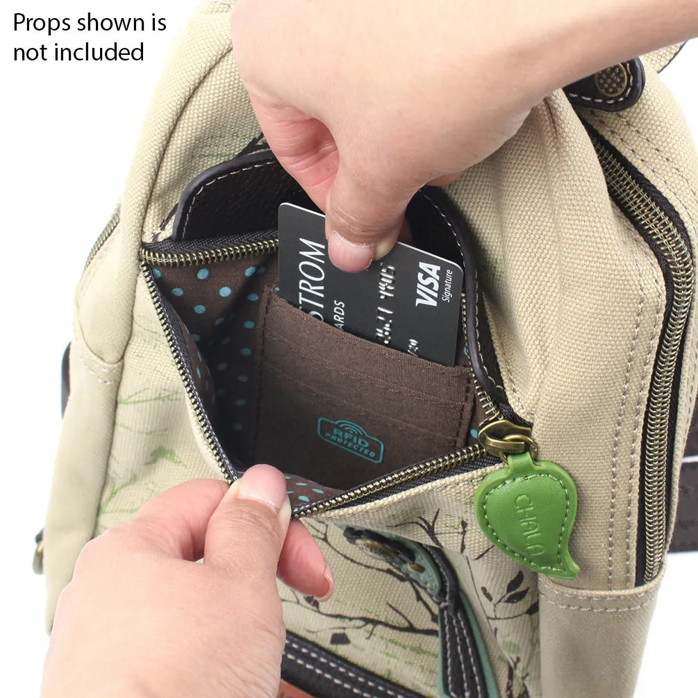 Canvas Sling Bag - Bird