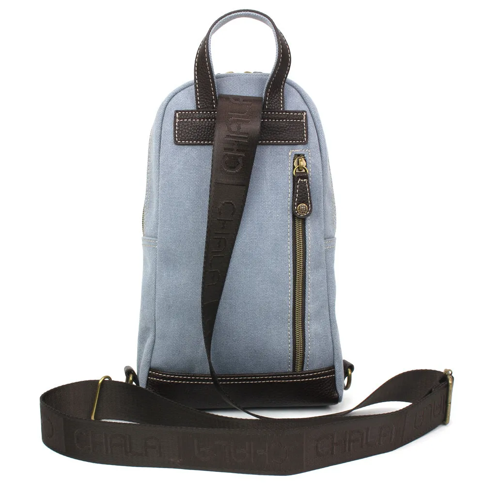Canvas Sling Bag - Turtles