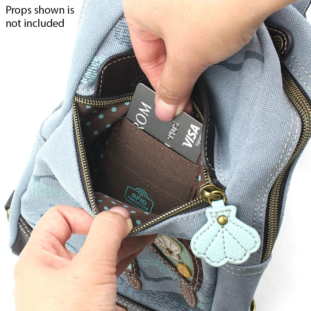 Canvas Sling Bag - Turtles