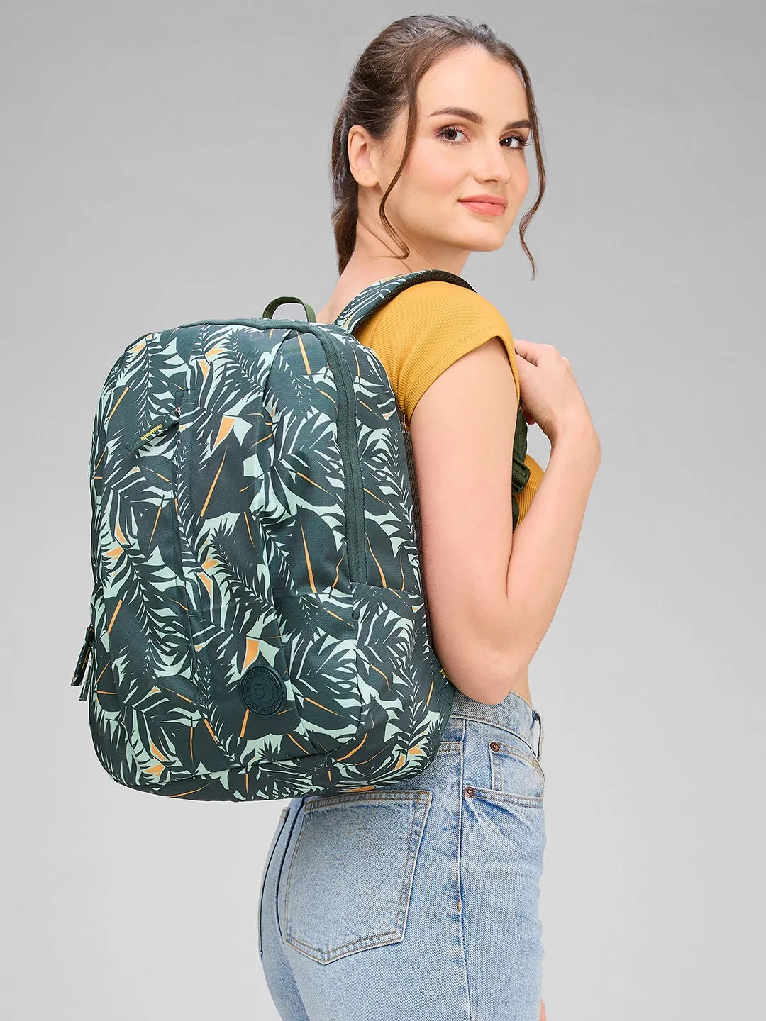 Caprese Eddy Laptop Backpack Large Green