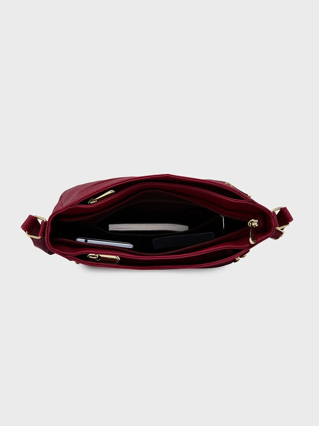Caprese Savina Sling Medium Maroon