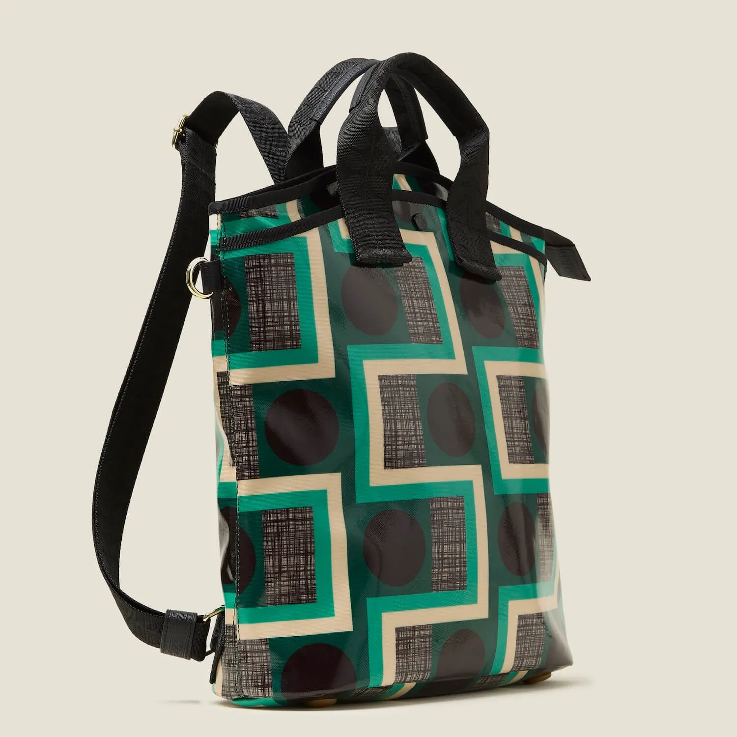 Carry Backpack - Balcony Spot Emerald