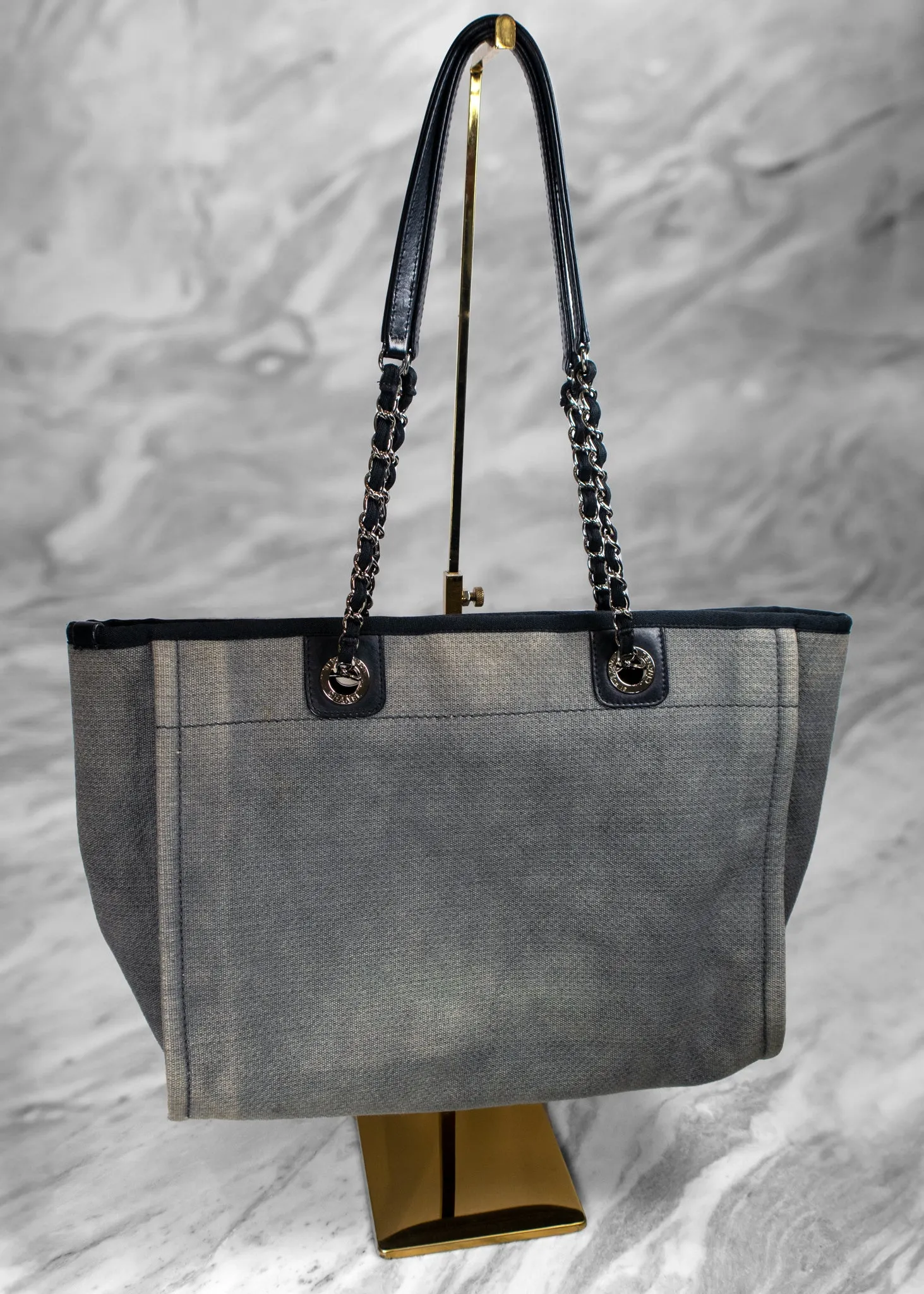 Chanel Canvas Mini Deauville Tote