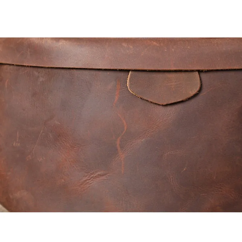 Classic Leather Vintage Cross Body Sling Bag for Men