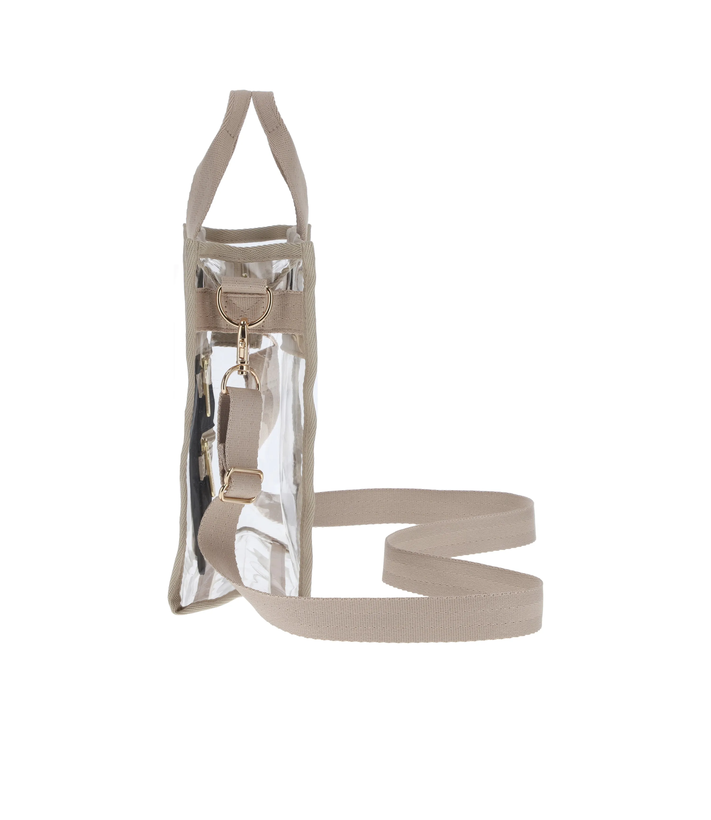 Clear Mini North/South Tote