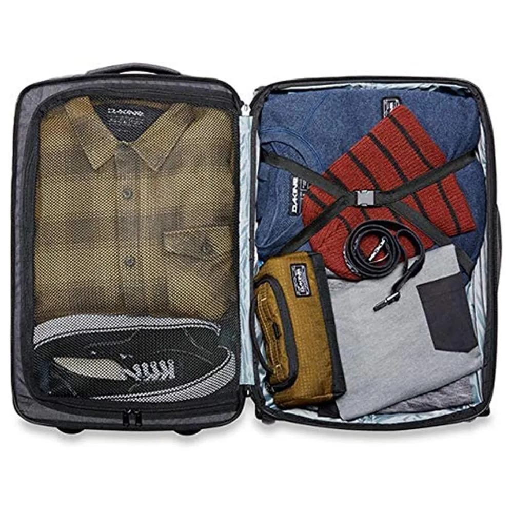 Dakine Unisex Carbon Carry On EQ Roller 40L Luggage Bag - 10002922-CARBON