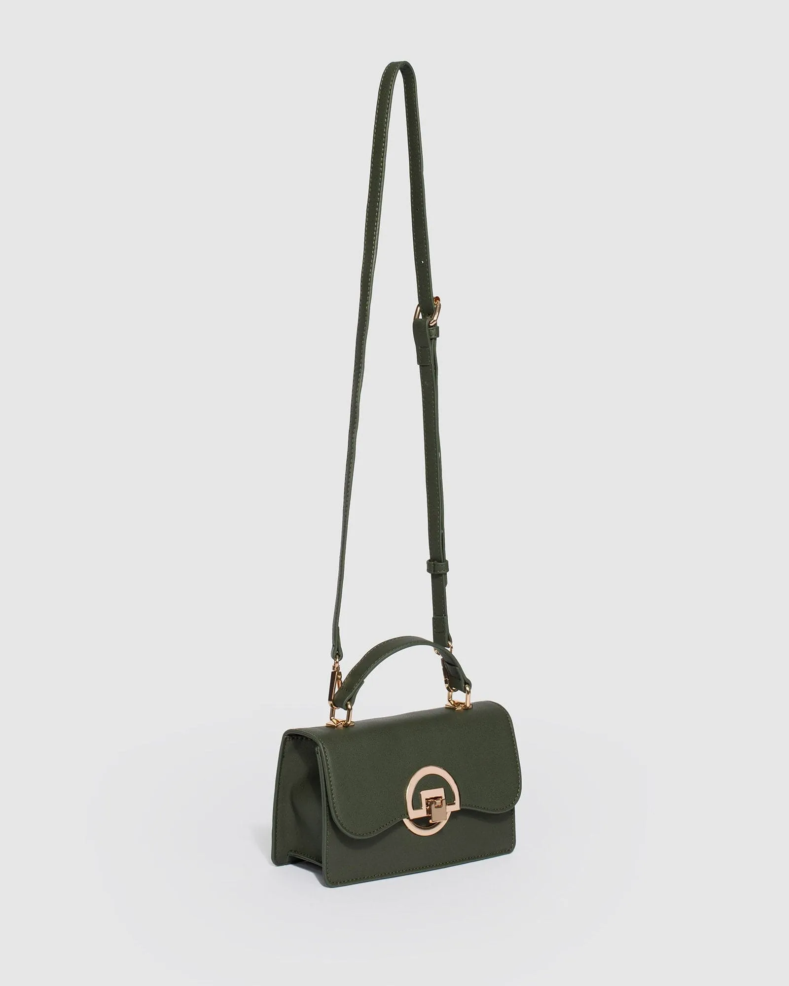 Green Tia Top Handle Bag