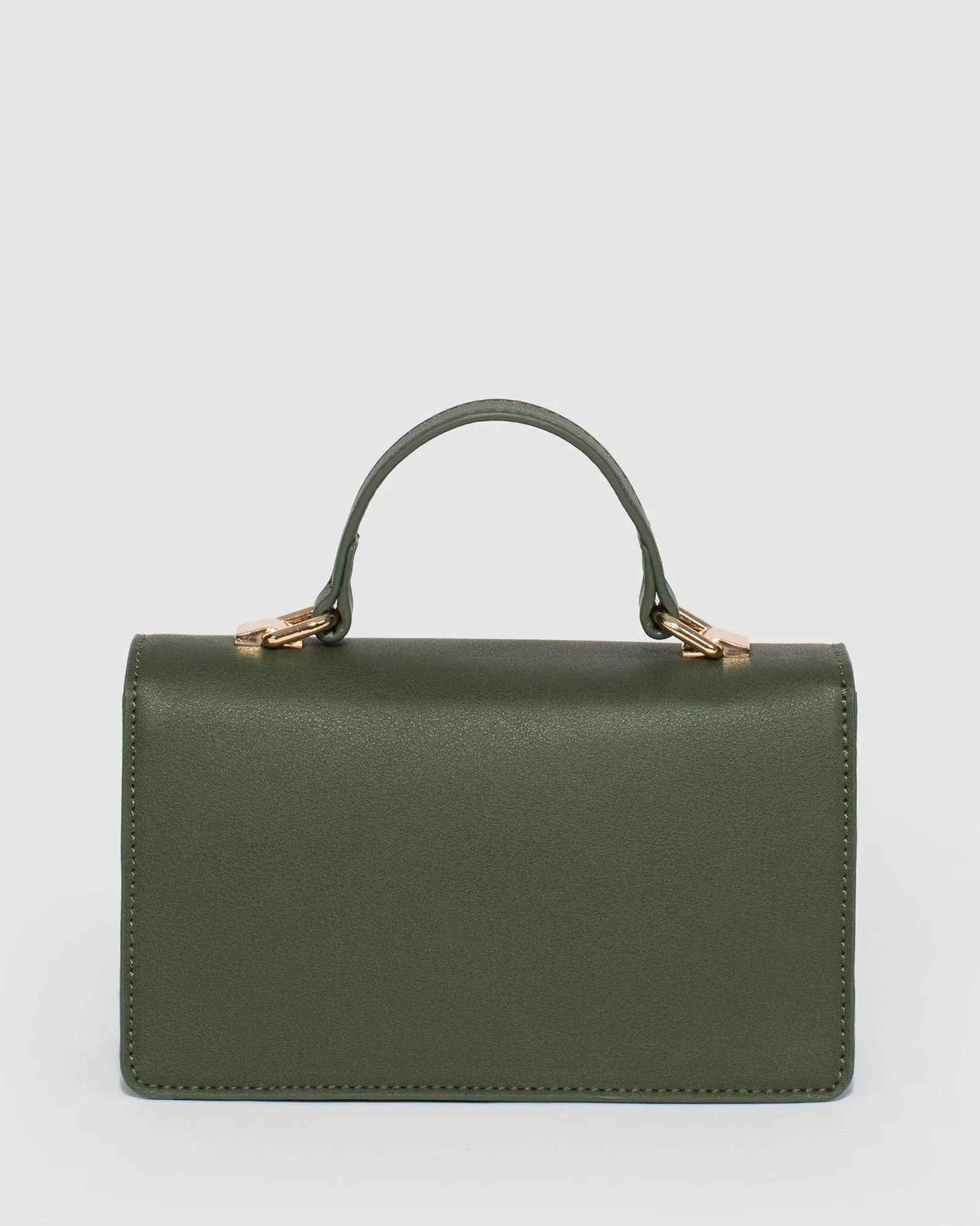 Green Tia Top Handle Bag