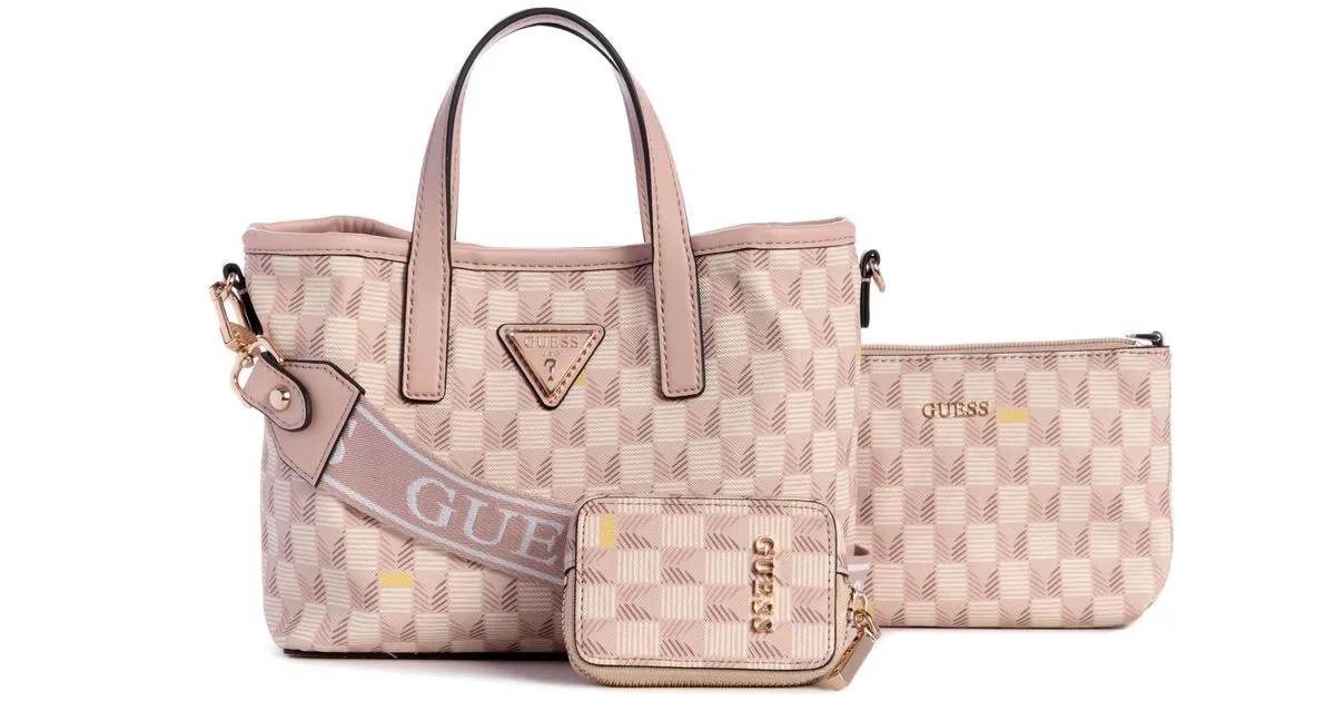 GUESS G Wave Mini Tote Handbag