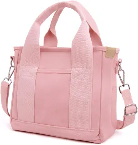 IwIeIaIrI Canvas Tote Bag for Women with Multi Pockets,Trendy Shoulder Handbag with Compartments for shopping,Work,Beach