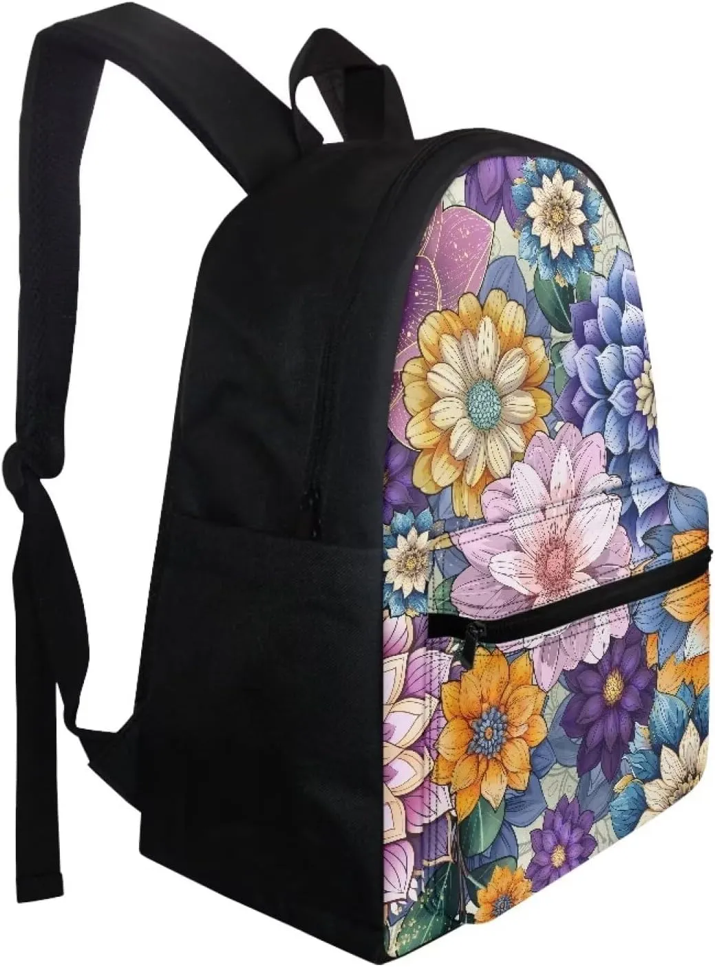Kids School Bag Colorful Boho Mandala Backpack for Girls Hippie Flower Bookbag with Carrying Straps Trendy Travel Dayback for Laptop Notebooks Fashion 15 Inch School Backpack Gifts