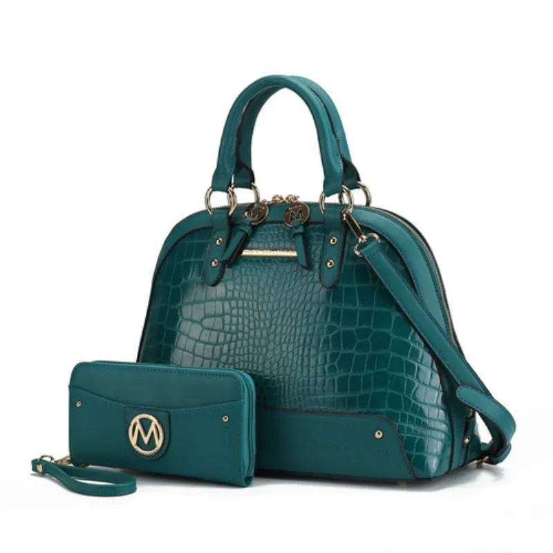 Nora Premium Croco Satchel Handbag For Women