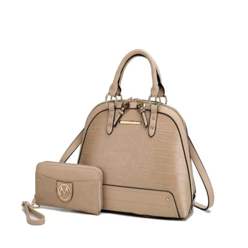 Nora Premium Croco Satchel Handbag For Women