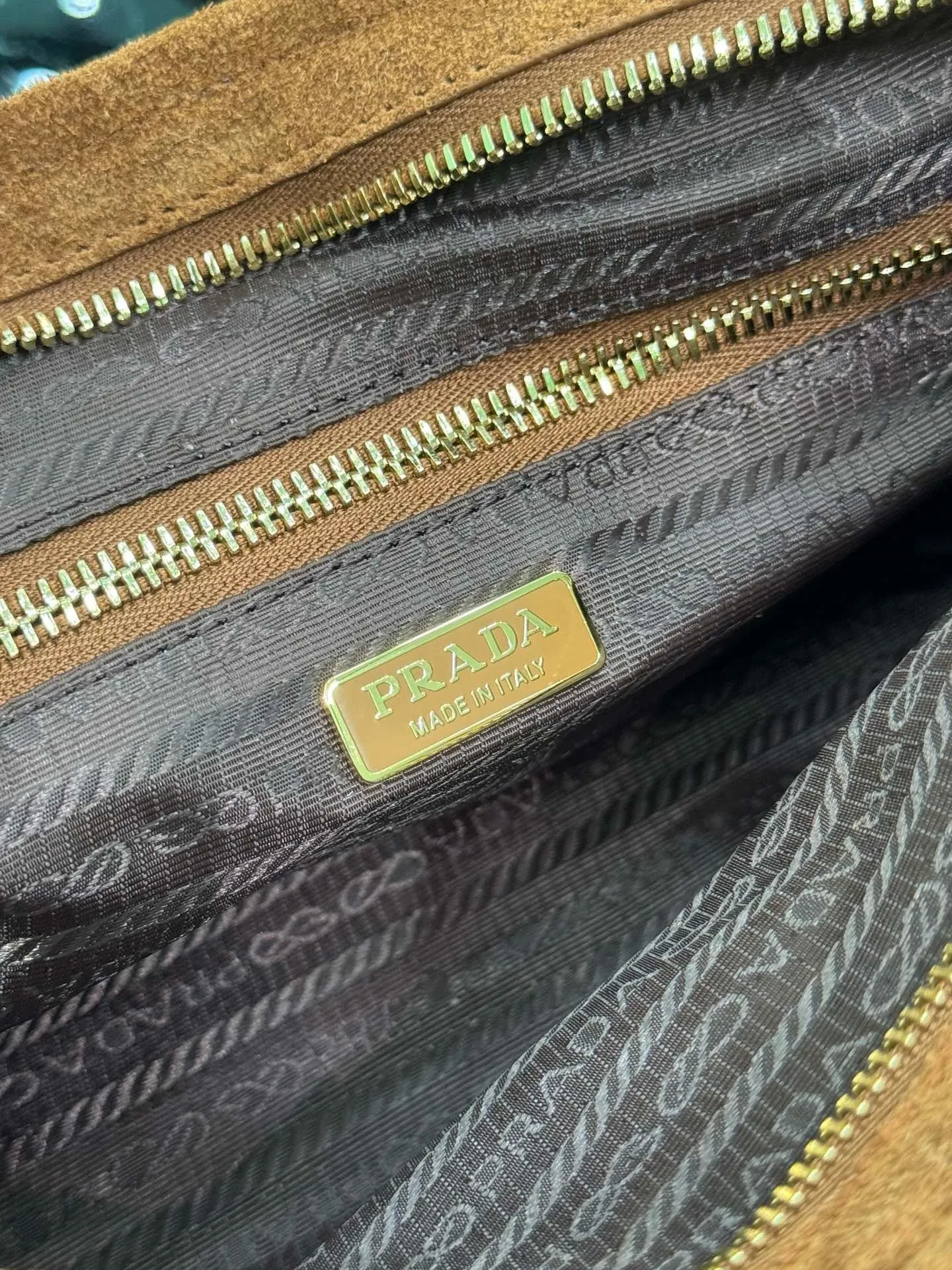 PD314 Cocoa Medium/Large Suede Handbag / HIGHEST QUALITY VERSION