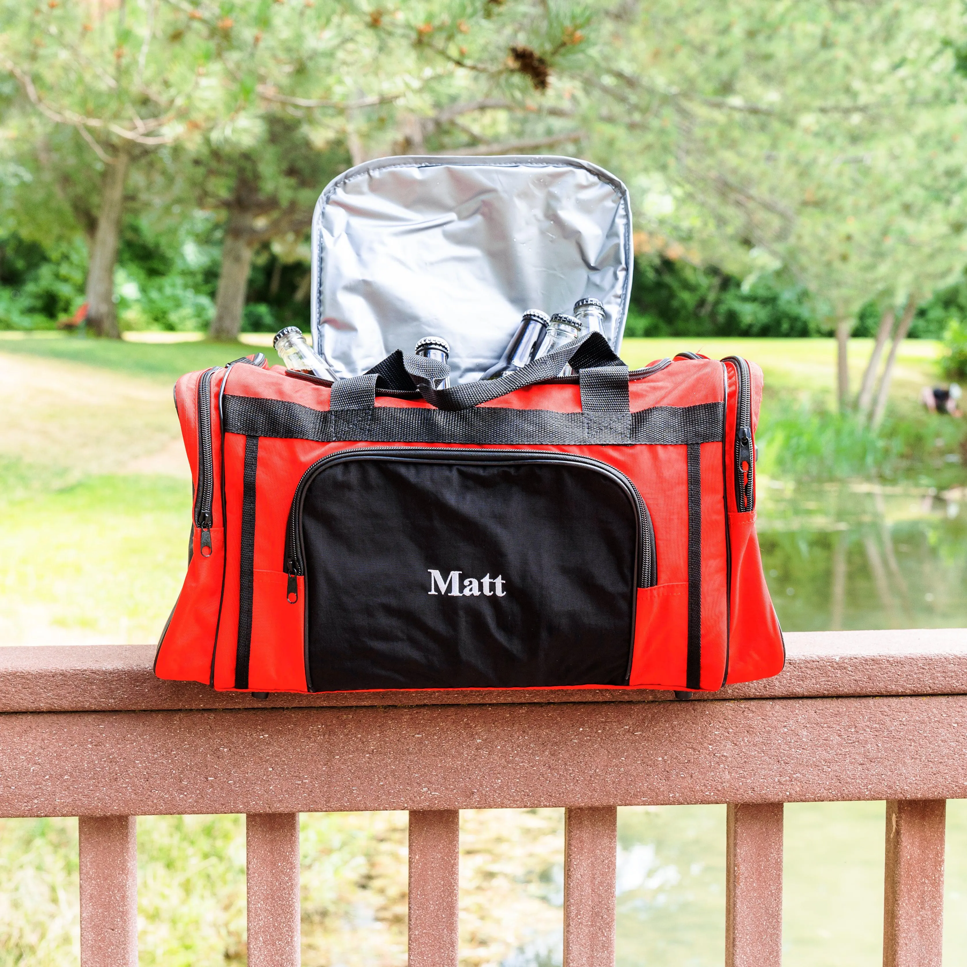 Personalized Cooler Duffel Bag