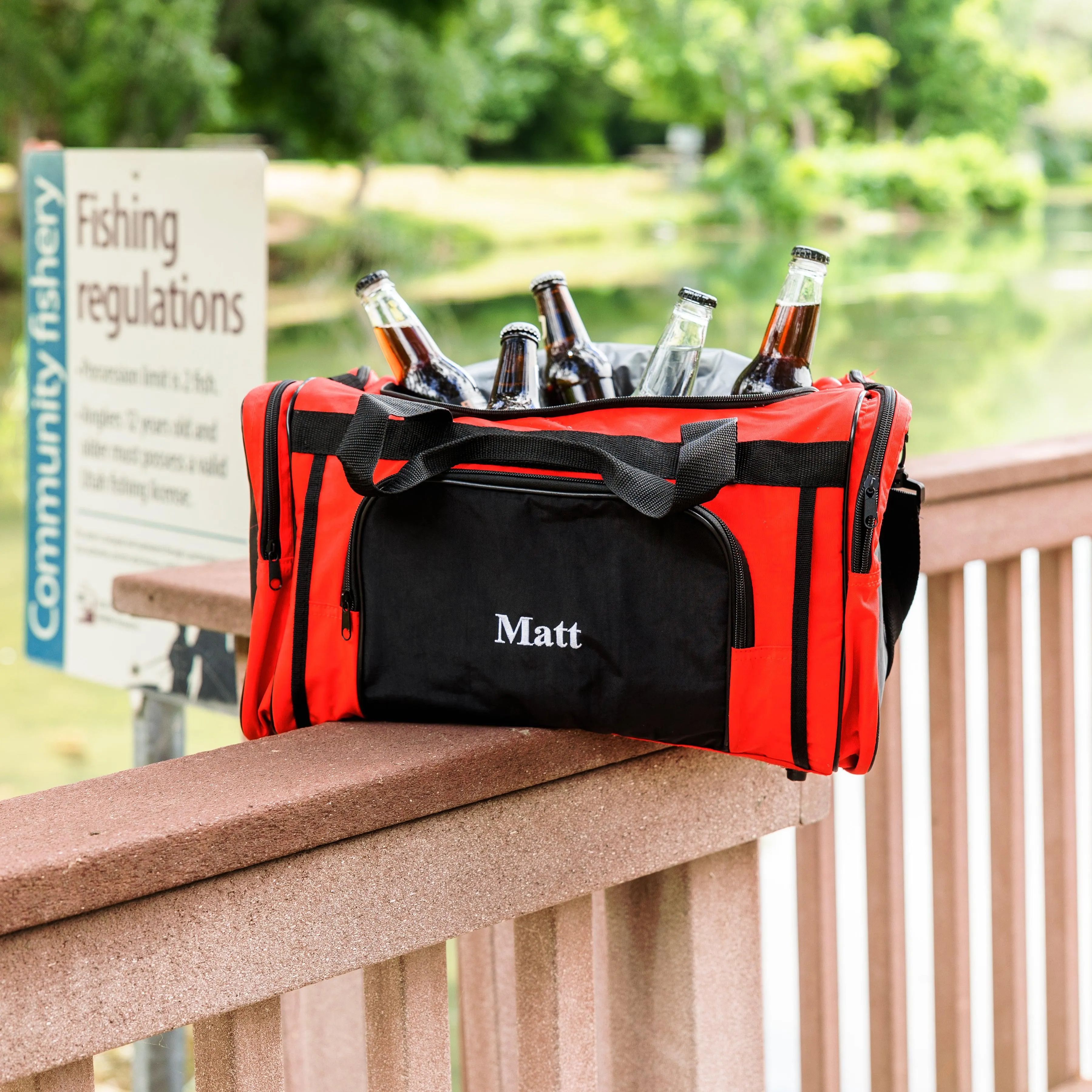 Personalized Cooler Duffel Bag