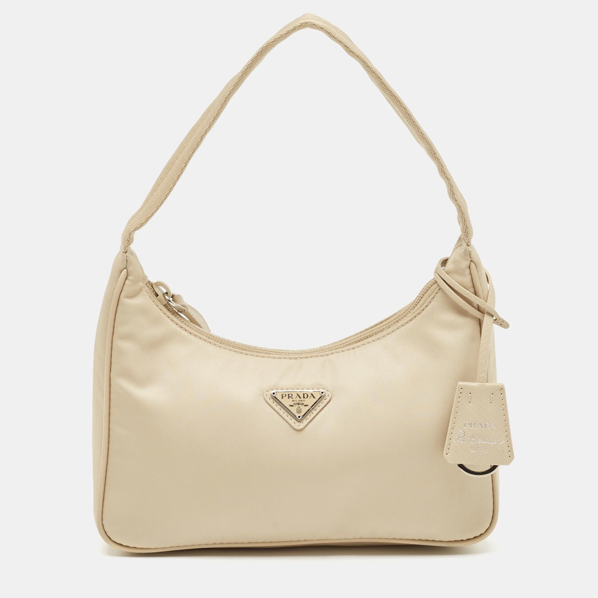 Prada Cream Nylon Re-Edition 2000 Bag