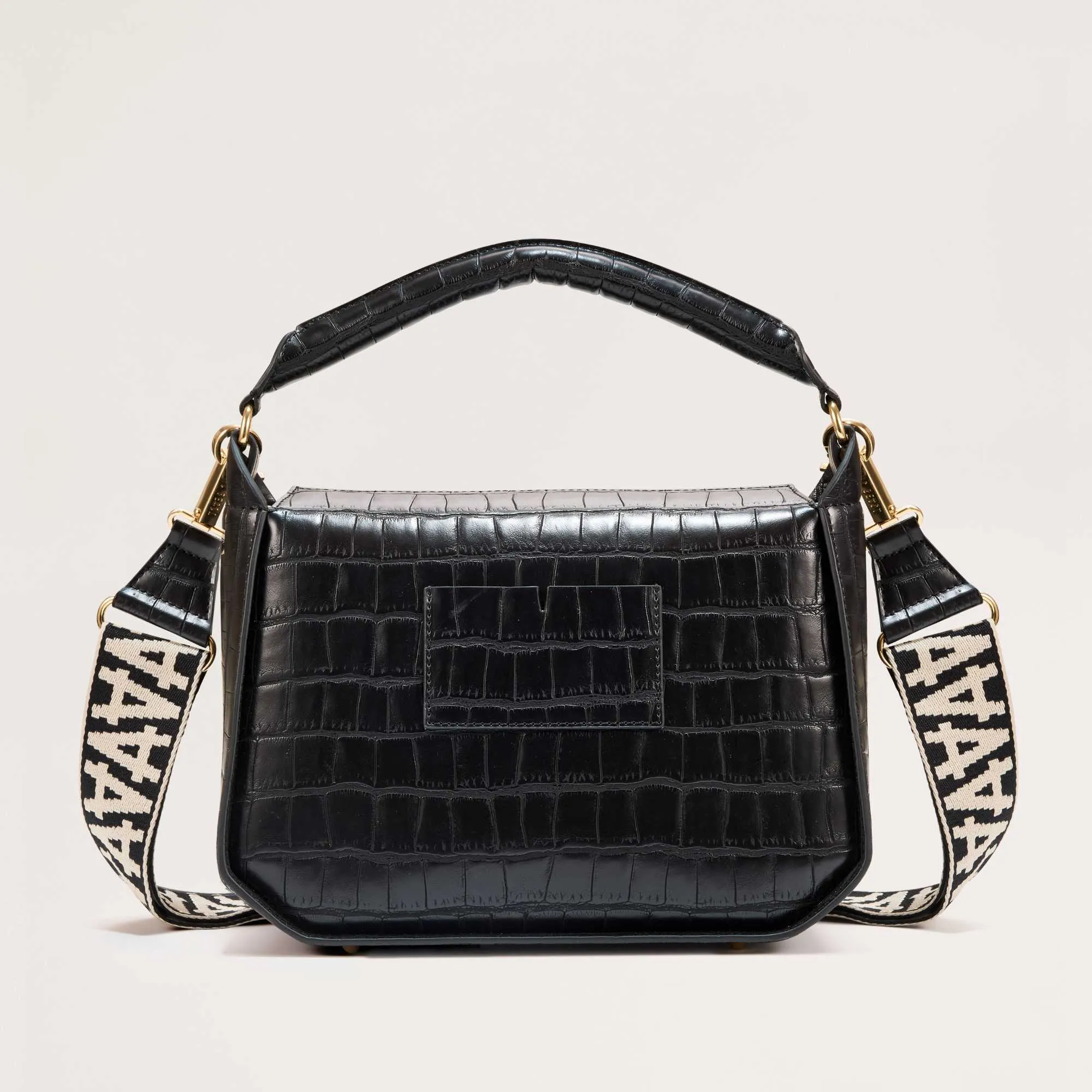 Sanctuary Handbag - Noir Croco
