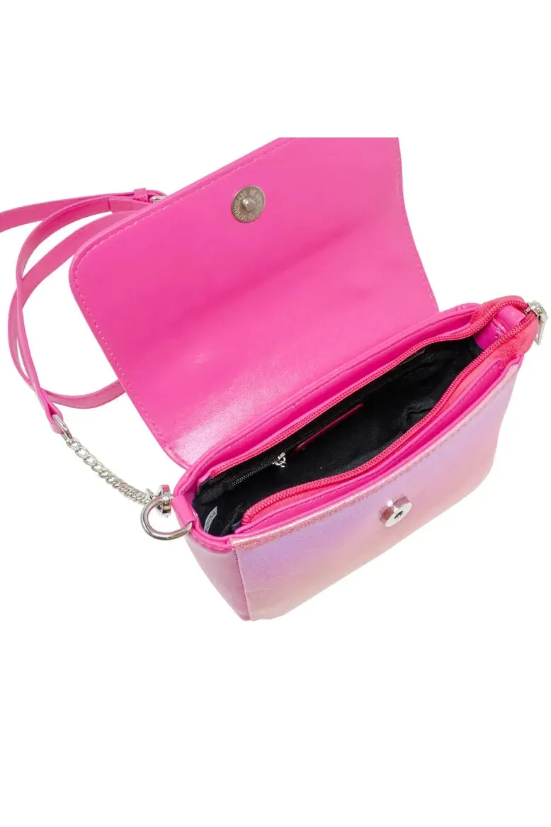 Shiny Baguette Jumbo Chain Bag - Dark Pink