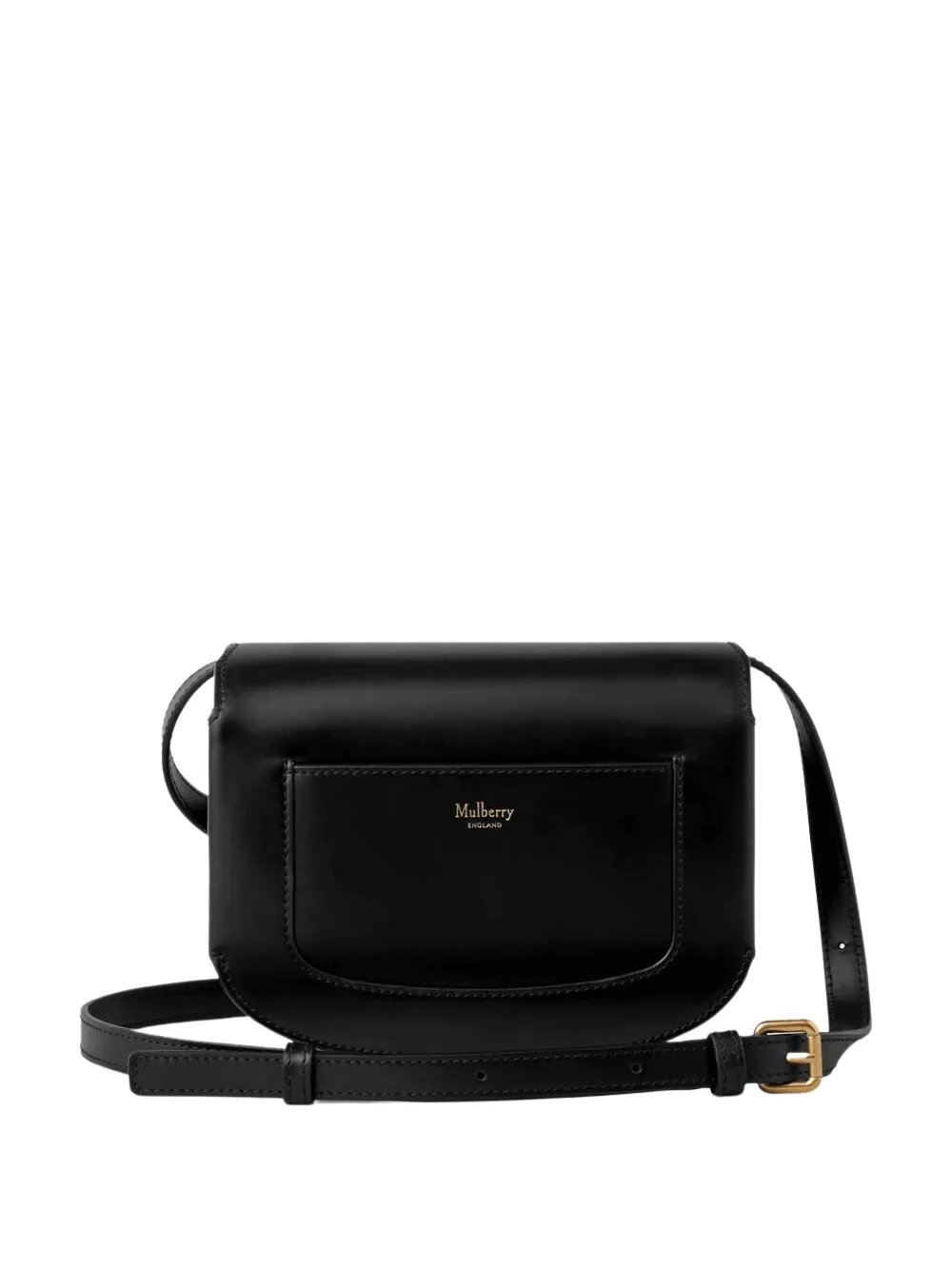 Small Pimlico Satchel Super Lux Calf (Black & Brass)