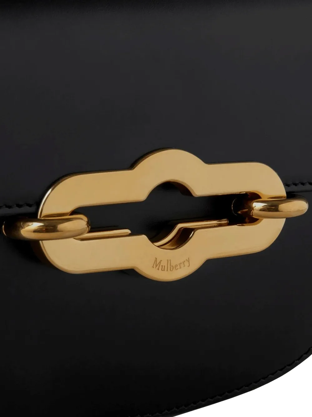 Small Pimlico Satchel Super Lux Calf (Black & Brass)
