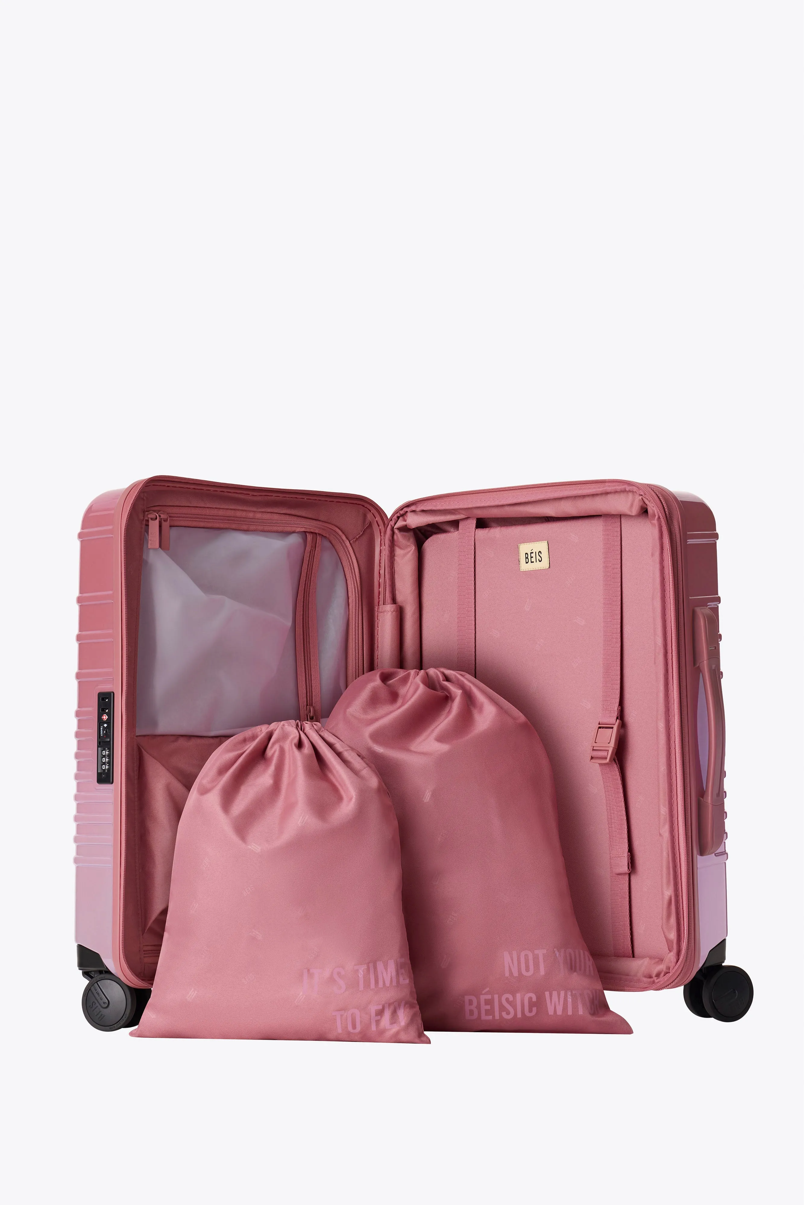 The Medium Check-In Roller in Wicked Pink