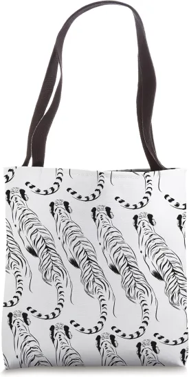 Tiger lines Tote Bag
