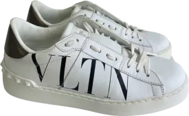 Valentino White VLTN Leather Trainers EU 36 UK 3