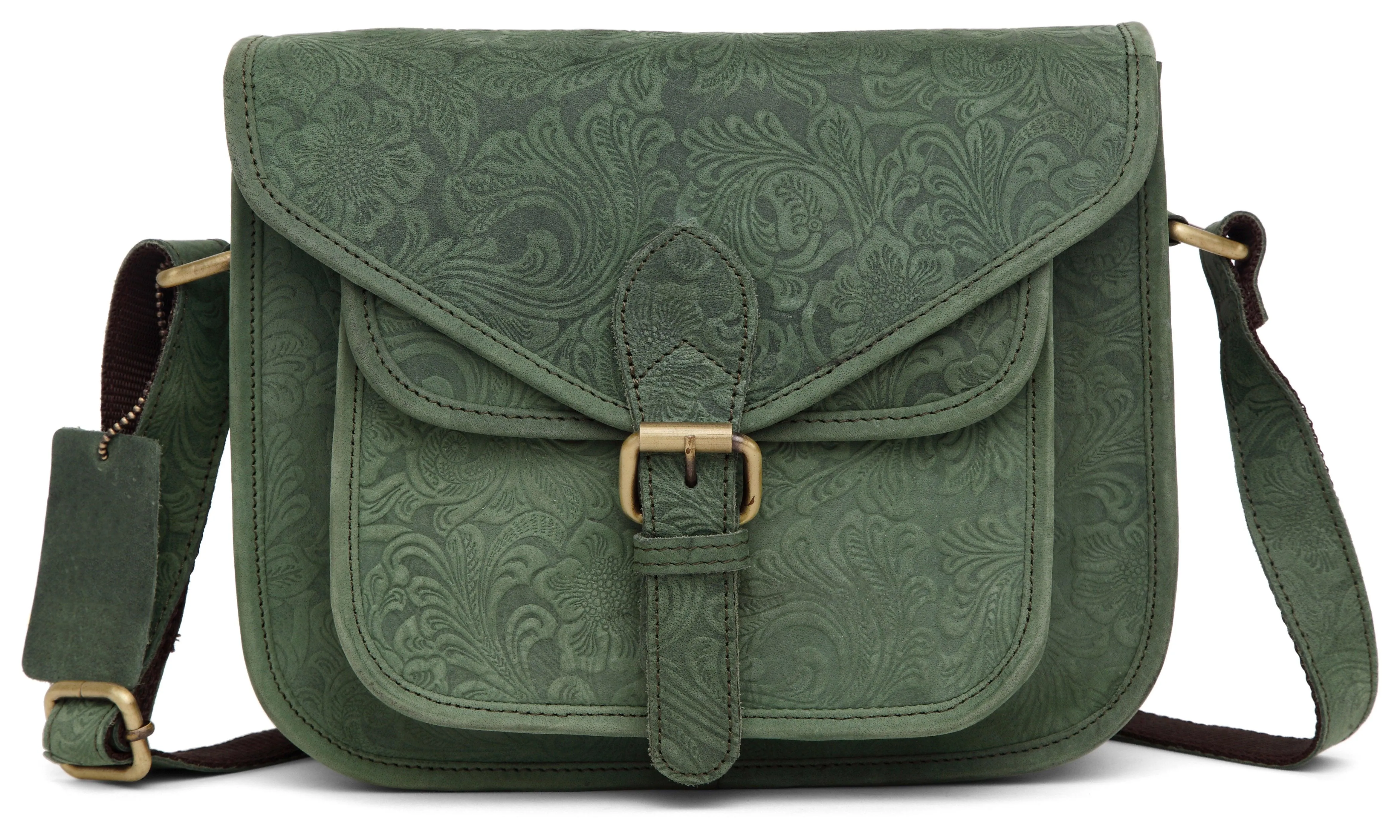 WILDHORN® Crossbody Bags for Women-Premium Leather Vintage Fashion Purse with Adjustable Strap