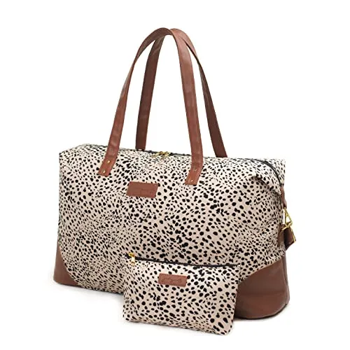 Women's Weekender Bag and Travel Duffel, Large 37 Liter Capacity