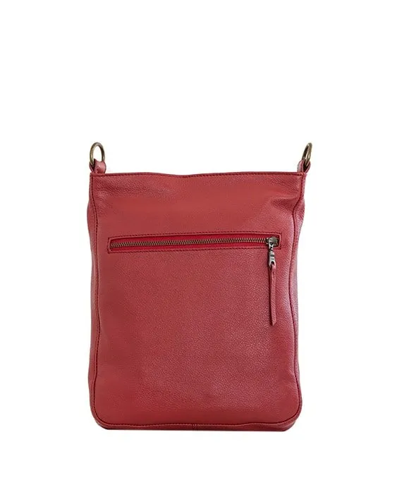 Zemp Boston Cross Body Bag | Red