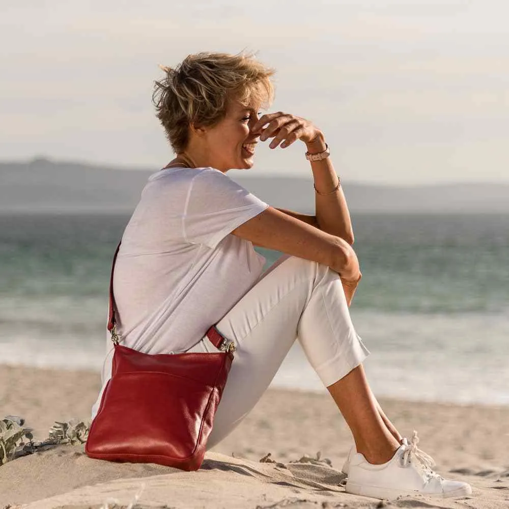 Zemp Boston Cross Body Bag | Red